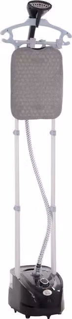 Stiratrice a Vapore Verticale HOMCOM con Serbatoio da 2L, Potenza 1950W e 2 Aste, Colore Nero, L/P/H: 35 x 25 x 23 cm – 1