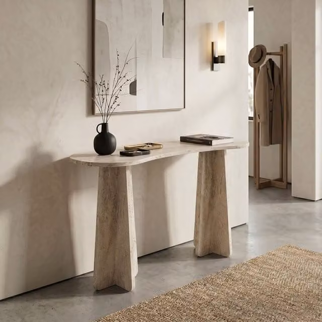 Comodino Zen travertine
