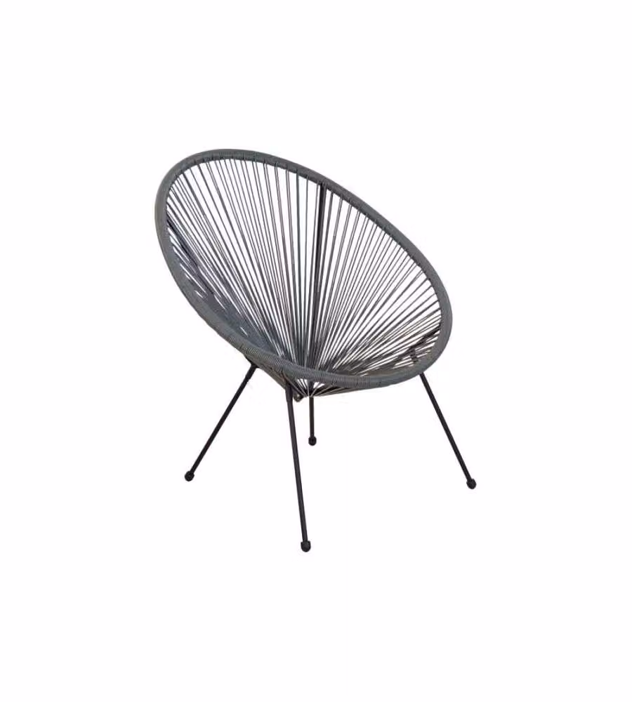 Sedia Acciaio Relax Corde Vette 11284