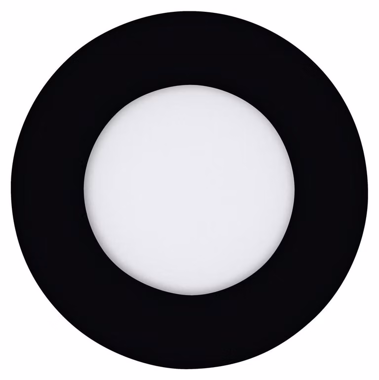 Lampada da incasso Fueva, regolabile in temperatura di colore (CCT), diametro 85mm, colore nero