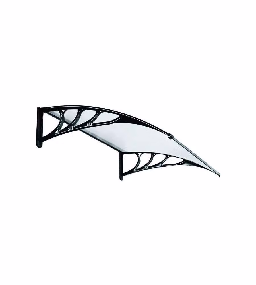 Blinky Pensilina 80x120 cm ABS Satinato Opalino con Supporti Neri