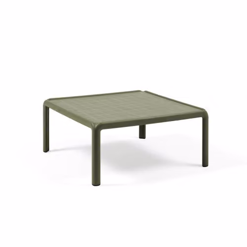 Tavolino basso quadrato Komodo da terrazzo in polipropilene Nardi Outdoor
