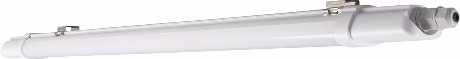 OSRAM apparecchio impermeabile Submarine Slim 1,2M, 18W, 4000K, IP65, 1600lm, bianco, corpo in policarbonato, lunghezza 1245 mm, per cantine e officine