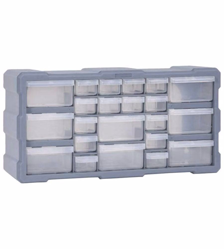 Mobile Contenitore con 22 Cassetti 49x16x25,5 cm