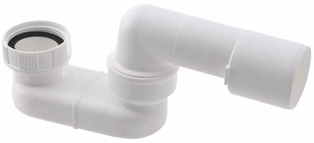 CERANO - Sifone girevole per vasca - plastica - 6/4" - DN40/50 - bianco