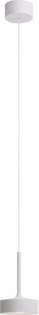 Lampada a sospensione professionale Hole Rossini Group in alluminio bianco, LED 13W 38° 3000K CRI90