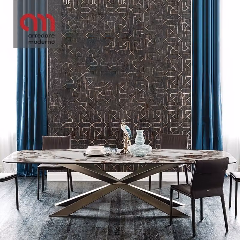 Tavolo Spyder Keramik Cattelan Italia
