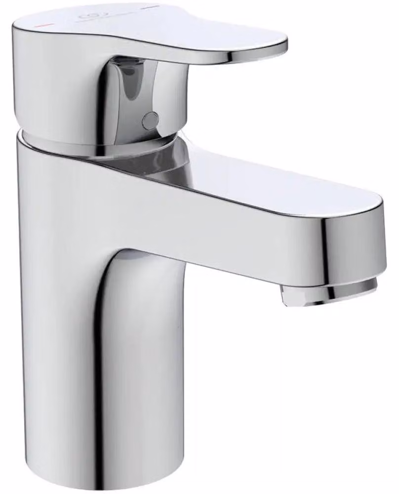 Miscelatore per lavabo H80 CERABASE con valvola push-open in proiezione 106mm cromo cromo