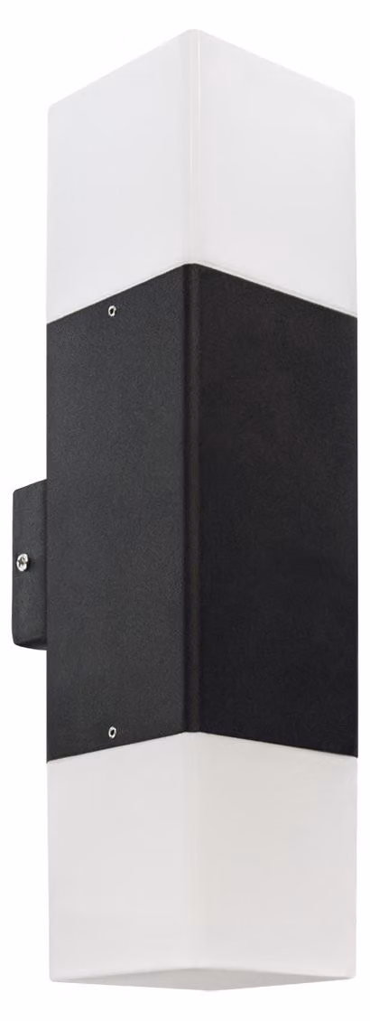 Strühm 03653 Applique da esterno 'GRYF' E27, 2 x max 15 W, per uso esterno, IP44, sorgente luminosa sostituibile