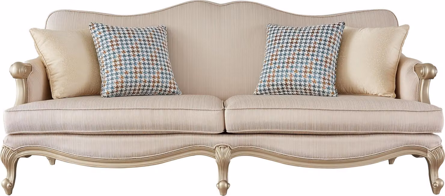 Klassische Möbel Design Sofagarnitur 3+1 Sitzer Couch Sofa Polstergarnituren