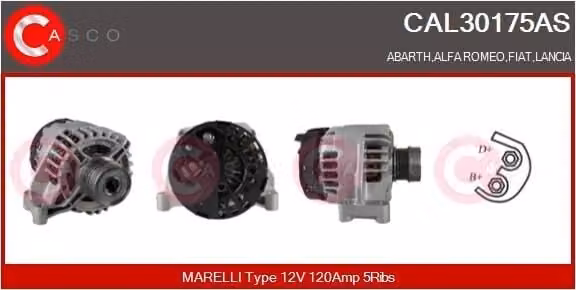 Alternatore 120A