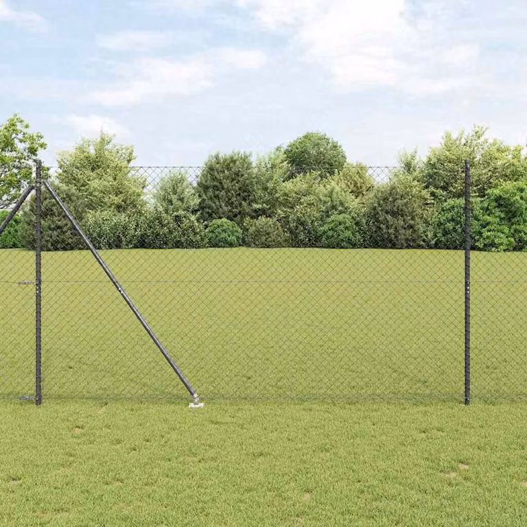 Maison Exclusive - Palo della recinzione Grigio 10 x 1,6 m (rete 40 x 40 mm)