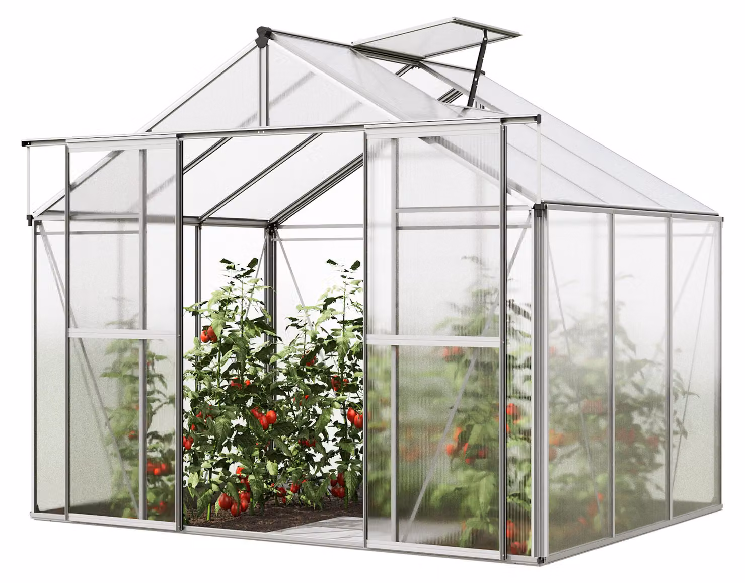 GFP Serra Orchidee 3 costruzione in alluminio 256 x 192 cm lastre di policarbonato
