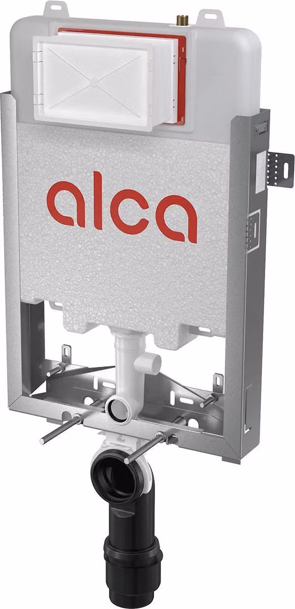 Alcadrain AM1115/1000 Renovmodul Slim Vorwandinstallationssystem für Einmauerung