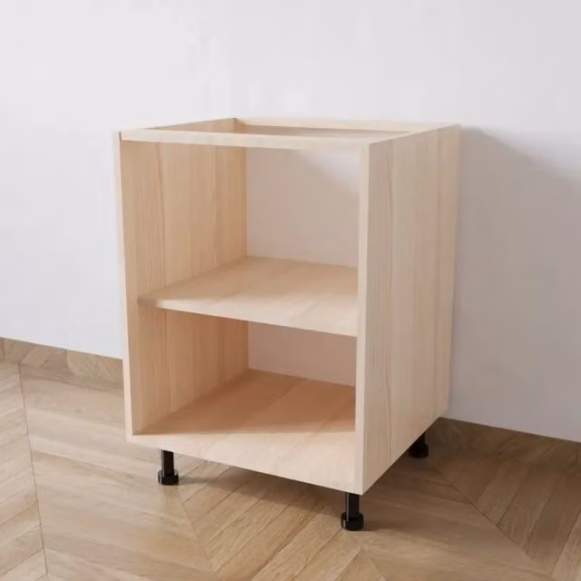 Base cucina Calandrelli in rovere senza anta, finitura opaca, L: 60 cm, P: 55,5 cm, H: 72 cm