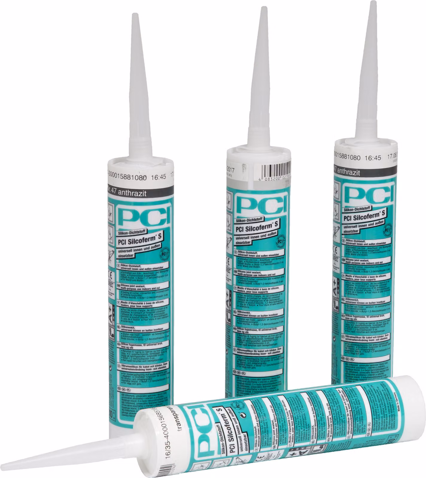 PCI Silcoferm S silicone 310ml interno ed esterno n. 31 grigio cemento