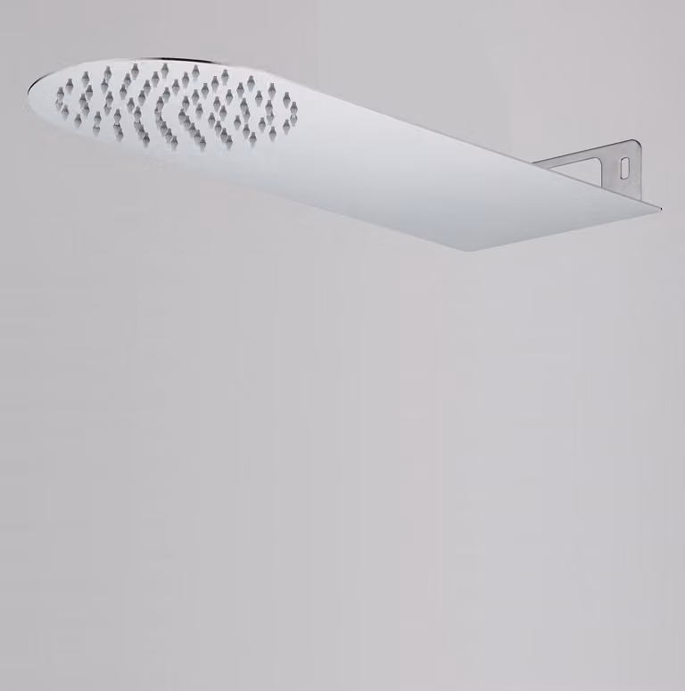 Soffione doccia ultraslim a lama tondo acciaio inox lucido 3844C HAWAII - Cromato