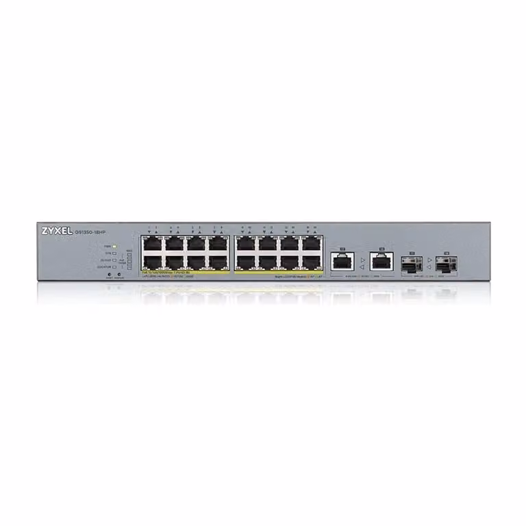 Switch di rete Zyxel GS1350-18HP-EU0101F gestito L2 Gigabit Ethernet PoE Grigio