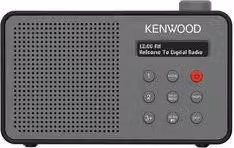 Radio Kenwood CR-M25DAB DAB+ con Bluetooth, USB-C e Jack 3,5 mm, Grigio e Nero – 1