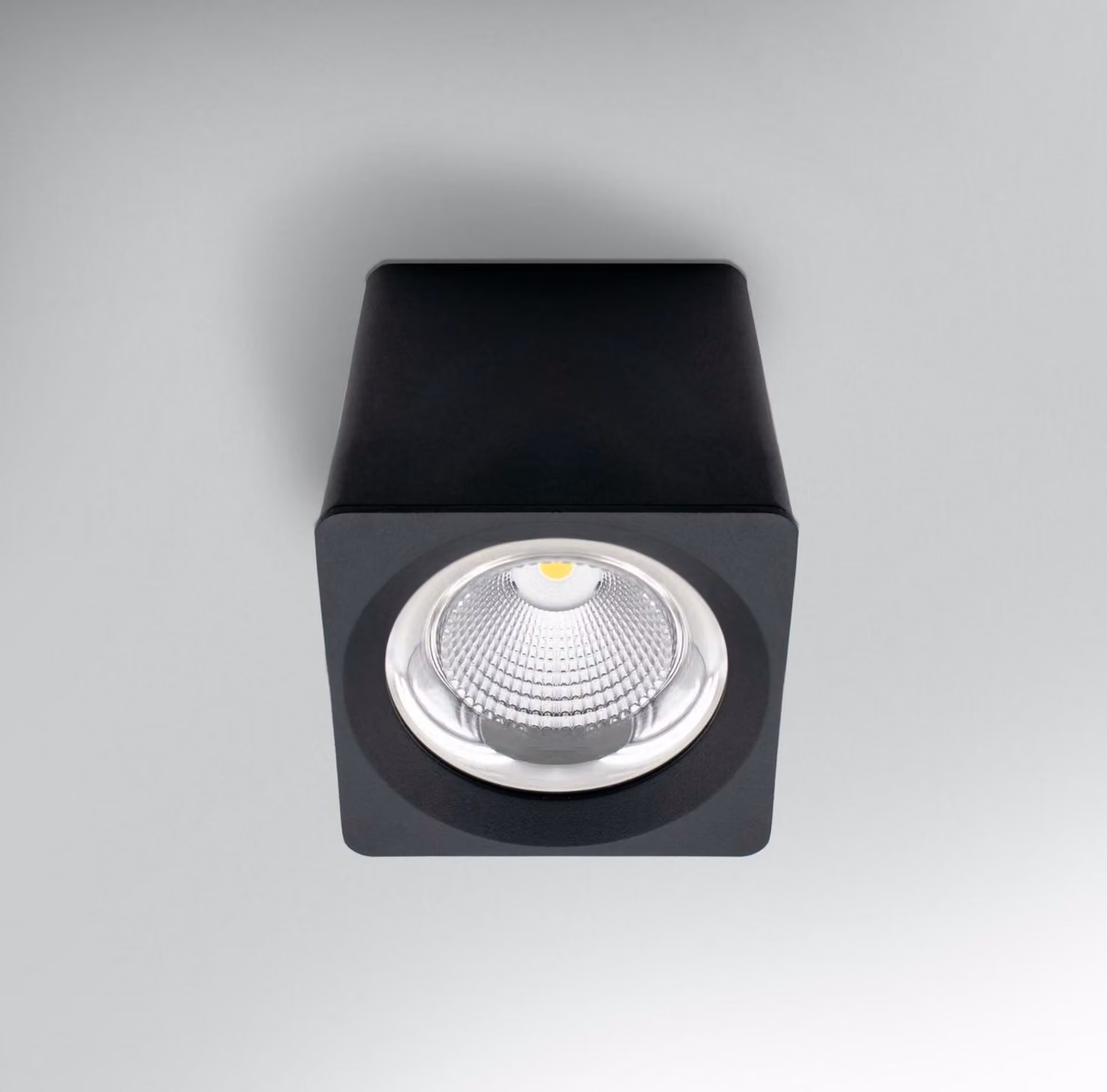 Plafoniera a LED CENTURY QUBE NERA 161x161x164 mm 35 W 230 V 3000 K 45 d IP20