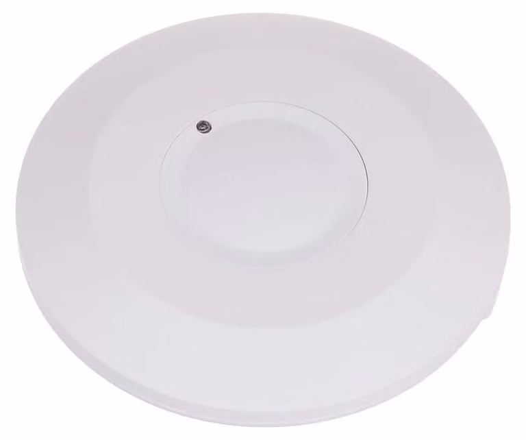 F&F | Sensore Di Movimento DRM-08 - Bianco - Microonde - Rilevamento 360° - Alta Affidabilita