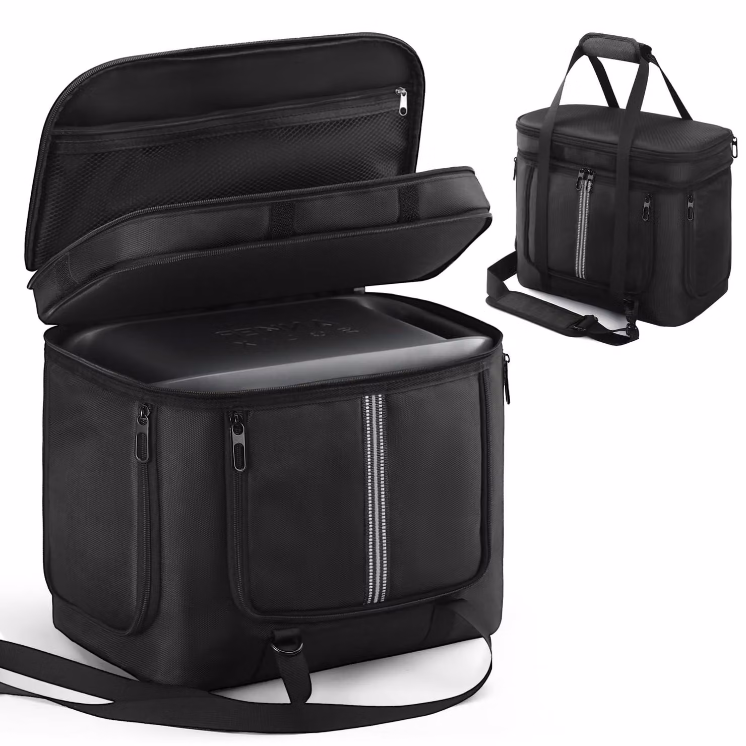 Custodia per SOLIX C1000, colore nero, dimensioni 43,2 x 21,8 x 34,5 cm
