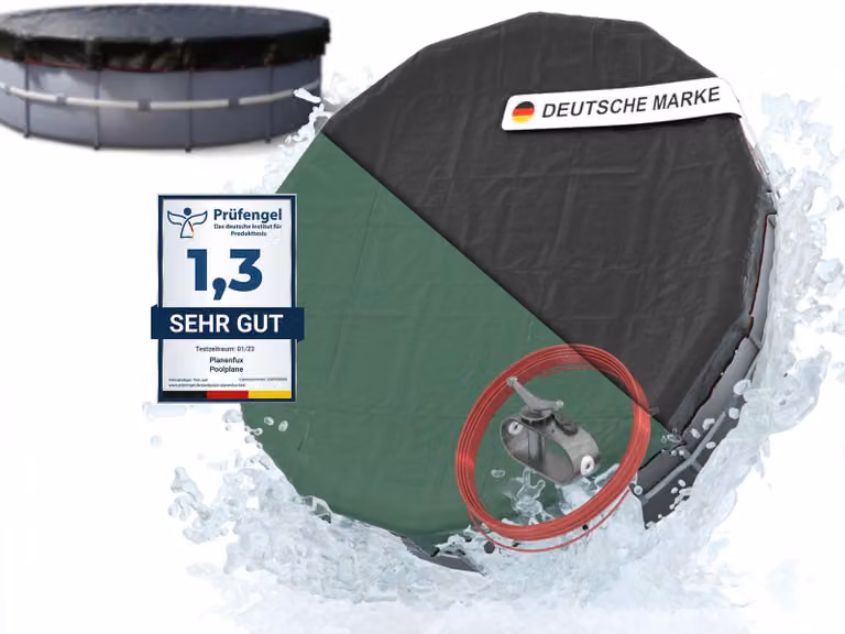 Telo di copertura invernale per piscine rotonde, diametro da 320 a 366 cm