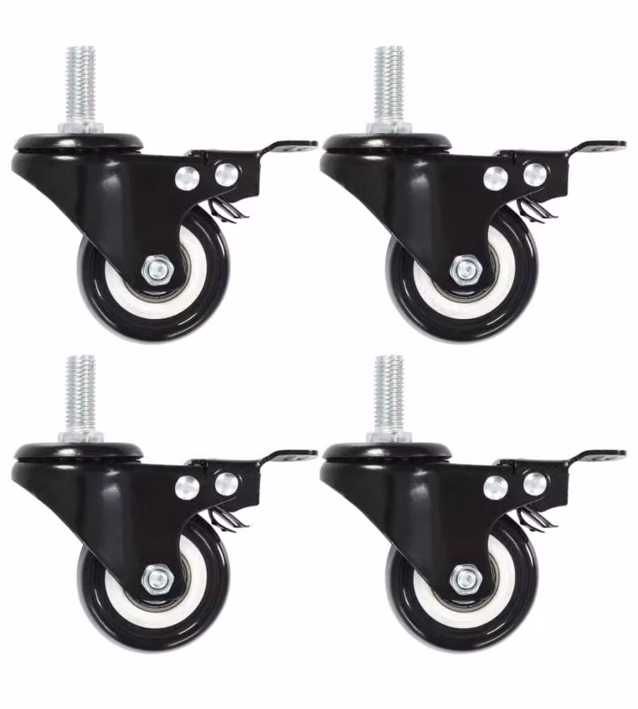 Ruote Girevoli con Doppio Freno 4 pz 50 mm 143440