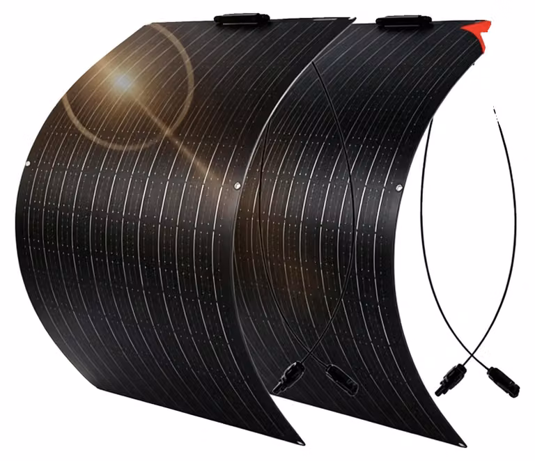 Pannello solare, design flessibile, alta efficienza, 2 pannelli da 110 W