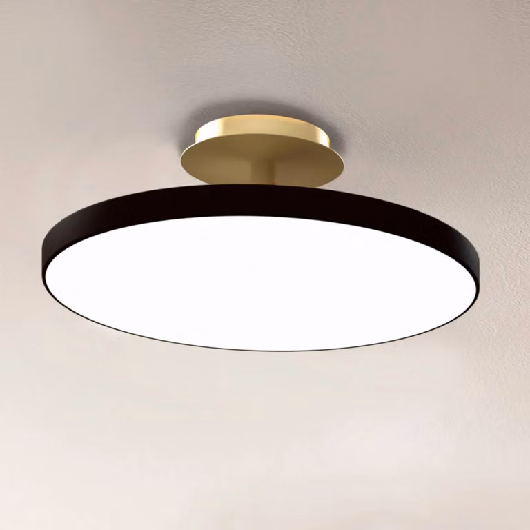 UMAGE Plafoniera di design Asteria UP PLUS, dimmerabile, Nero, Soggiorno / Sala da pranzo, Metallo, Design, Plafoniera