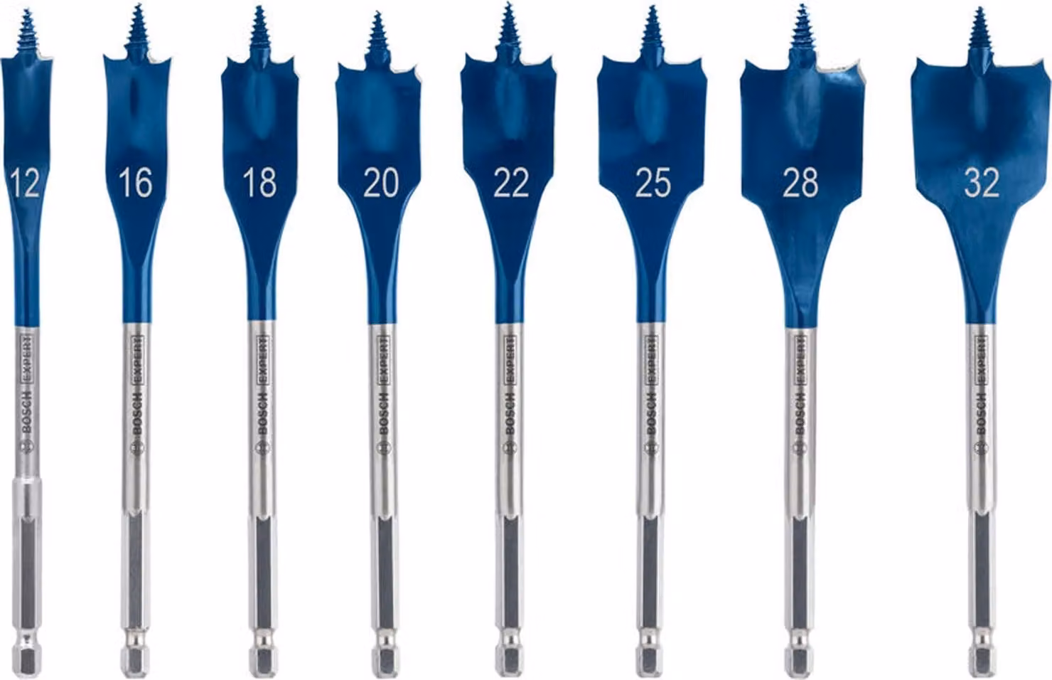 EXP SelfCutSpeed set di frese piane, 8 pezzi