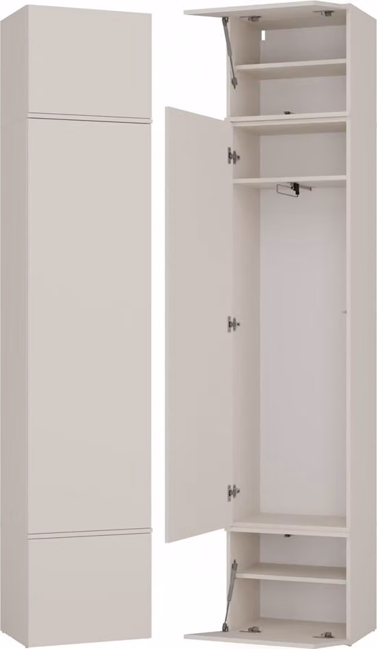 Armadio, cashmere / beige, 50 x 238 x 35 cm
