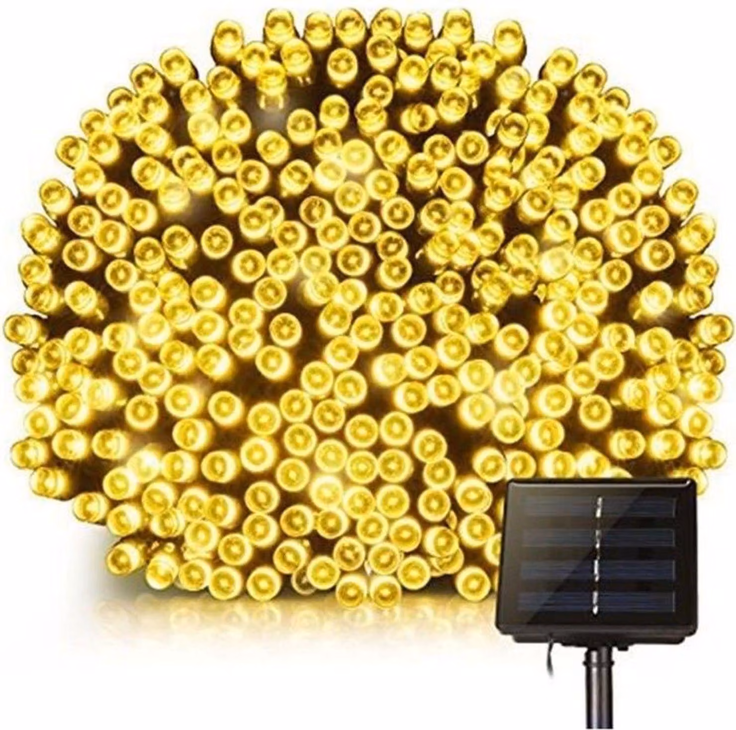 LUMI GARDEN Yogy Ghirlanda luminosa solare - Luce bianca calda solare - 400 LED - 3300 cm