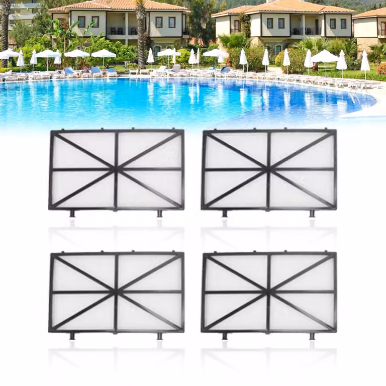 Filtro di ricambio per robot pulitori di piscine - Filtri a trama ultra-fina - Ideali per pulitori di piscine - Set da 4 pezzi - Filtraggio efficace...