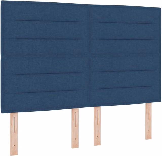 Testiera | Testata LED con strisce LED con Testiera | Testata Blu 144 cm Tessuto