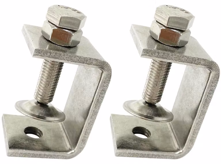 Set di 4 mini morsetti a "C" da 47 mm in acciaio inossidabile per la lavorazione del legno