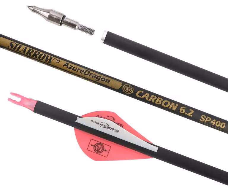 Tiro con l'arco, freccia in fibra di carbonio pura, precisa e versatile, rosa