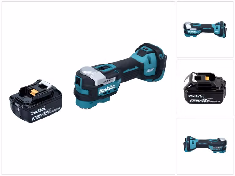Makita DTM 52 F1 utensile multifunzione a batteria 18 V Starlock Max Brushless + 1x batteria ricaricabile 3,0 Ah - senza caricabatterie