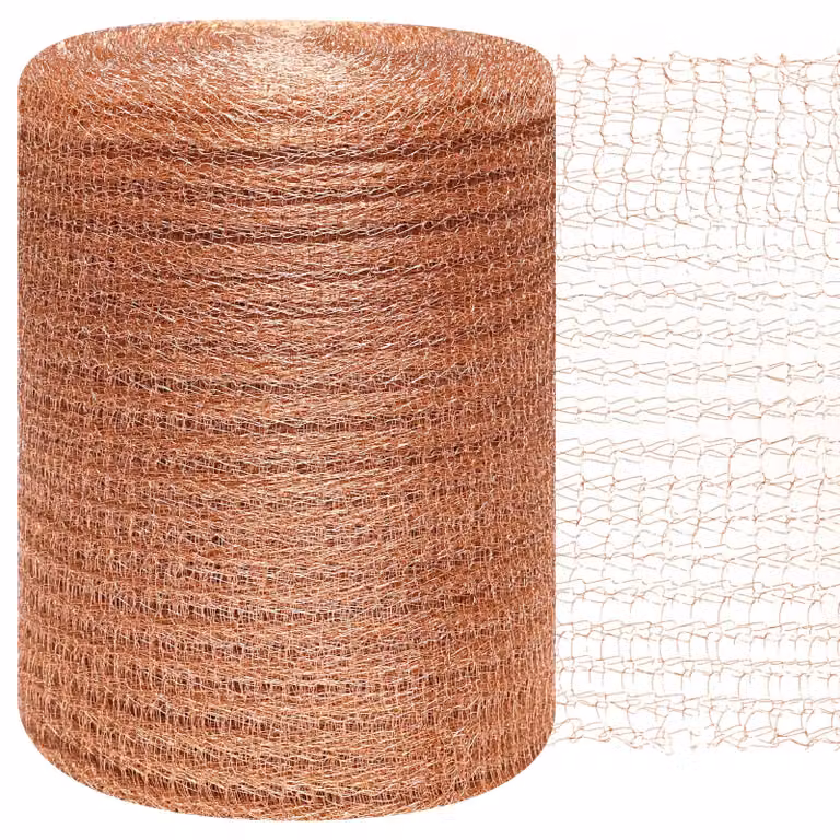Rullo di rete in rame, 125 mm x 24 m – robusta griglia metallica