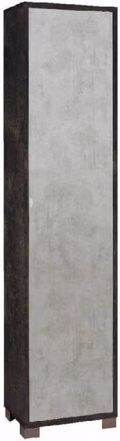 Colonna a 1 Anta Sarmog con Kit Ossido Nero, L/P/H: 43 x 29 x 190 cm