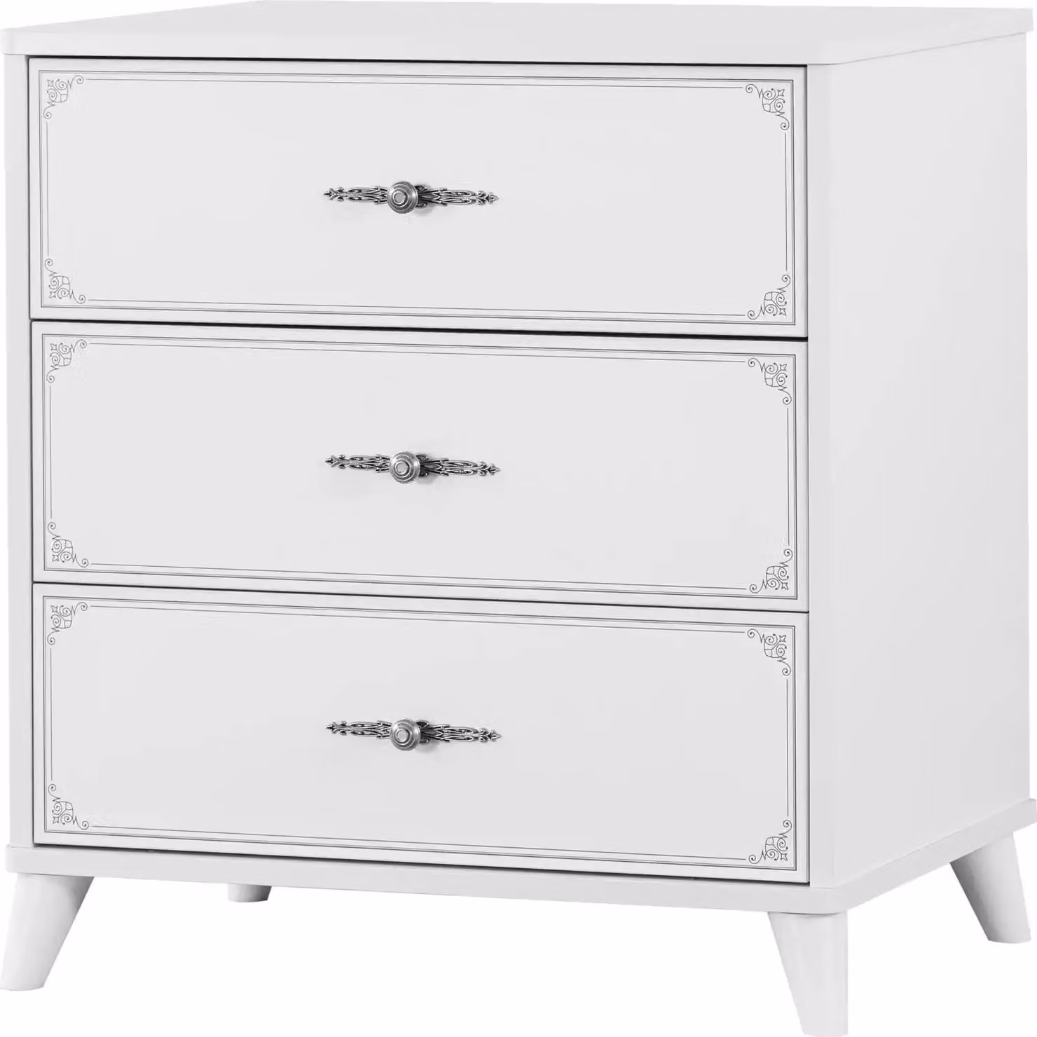 Sideboard Kommode Schrank Holz Kommoden Schlafzimmer Design Weiß Luxus