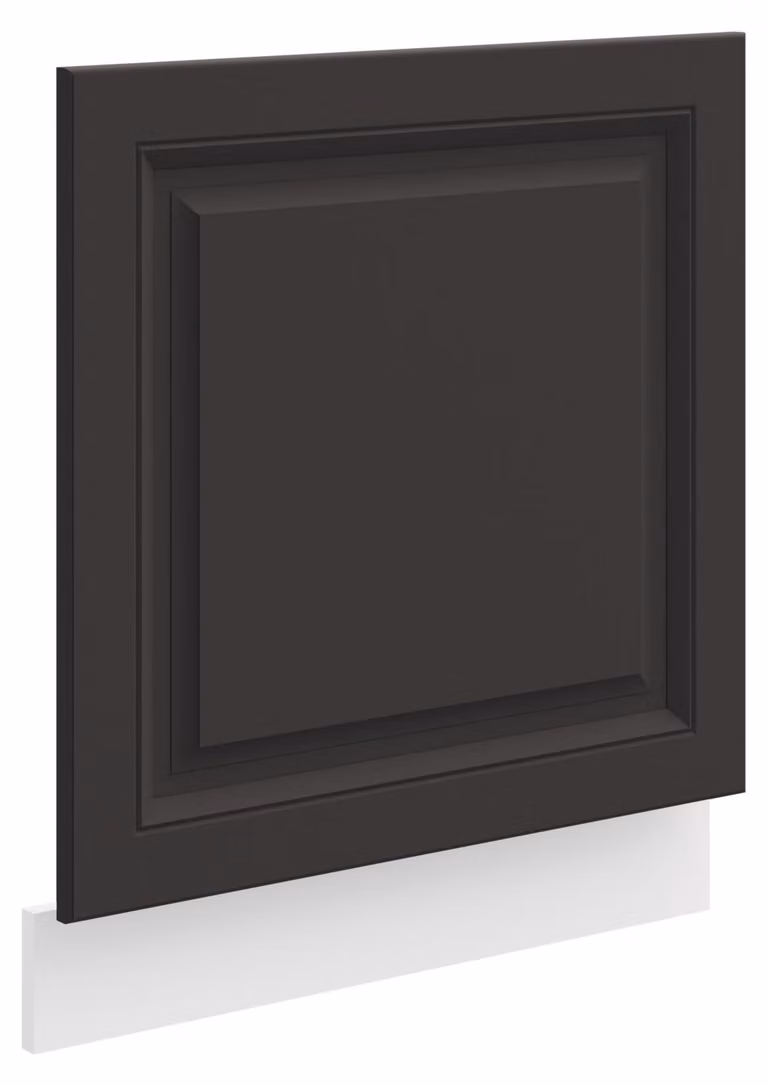 Pannello frontale per lavastoviglie integrata da 60 cm, modello Stilo, colore grigio, stile rustico