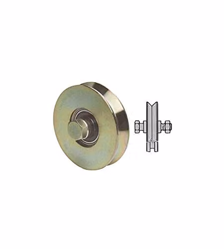 Ruota Cancelli Gola V 140 mm                  305 Fc
