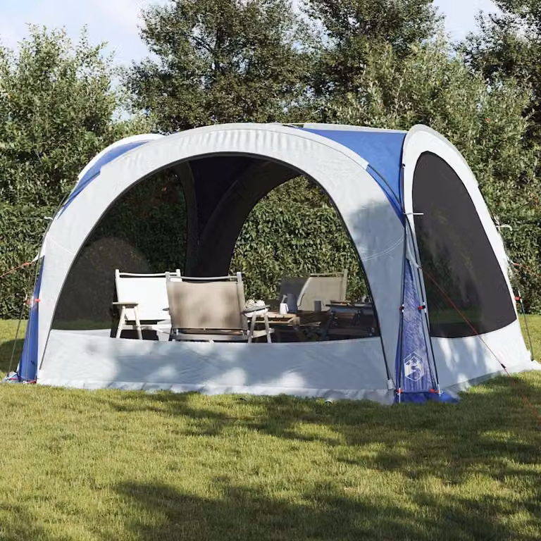vidaXL Tenda per Feste Blu Impermeabile