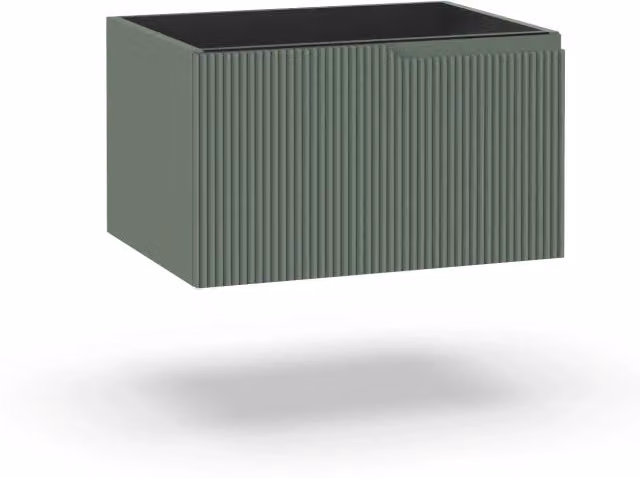 Base portalavabo 1 cestone VENERE verde salvia