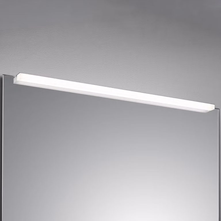Helestra Luce per specchio a LED di Onta, 90 cm Onta, Bianco / Opale, Bagno, Plastica, Moderno