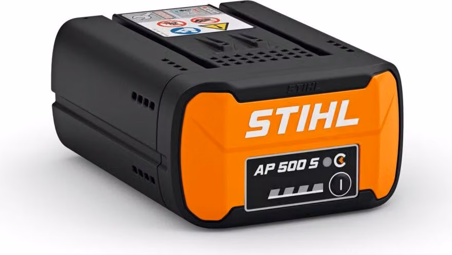 Batteria STIHL AKKU AP 500 S con 337 Wh di energia per un peso di 2,0 kg