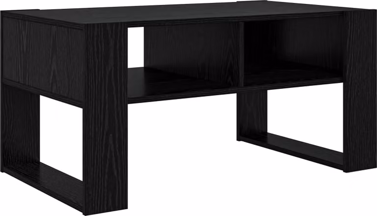 Tavolino da salotto Rovere Nero 92 x 53 x 45 cm