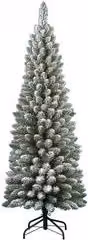 Albero di Natale Amicasa Verde Innevato in PVC H: 120 cm, D: 45 cm