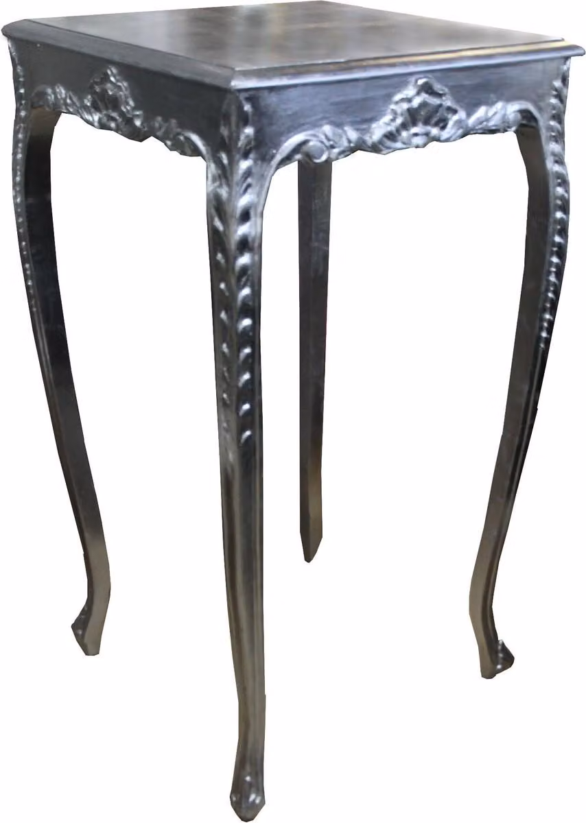 Casa Padrino Tavolo bar barocco argento altezza 112 cm, larghezza 60 cm - Mobili antichi